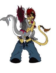 ajax anthro cum feline fur furry lion male marine pussy sex shark straight what zeek