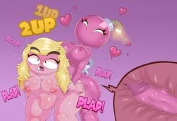 1futa 1girls 2024 anal anal_sex ass belly bent_over big_breasts black_eyebrows blonde_hair bob-omb body_part_in_ass bomb bombette breasts duo exclamation_point explosives eyebrows eyelashes female female_humanoid female_penetrated for_a_head from_behind_position ftg_crossgender fti_crossgender fuse futa_on_female futanari gameplay_mechanics genitals glans glistening glistening_belly glistening_body glistening_breasts glistening_butt glistening_genitalia glistening_glans glistening_legs glistening_penis glistening_skin glistening_thighs goomba goombella gradient_background gynomorph gynomorph/female gynomorph_humanoid gynomorph_penetrating gynomorph_penetrating_female hair heart_symbol hi_res highlights_(coloring) humanoid humanoid_genitalia humanoid_on_humanoid humanoid_penetrated humanoid_penetrating humanoid_penetrating_humanoid humanoid_penis internal internal_anal intersex intersex/female intersex_humanoid intersex_penetrating intersex_penetrating_female life_(gaming) lit_fuse looking_pleasured mario_(series) mouthless narrowed_eyes navel nintendo nipples nude_female nude_gynomorph nude_humanoid nude_intersex object_head open_mouth overbite paper_mario penetration penile penile_penetration penis penis_in_ass pink_background pink_body pink_breasts pink_heart pink_nipples pink_penis pink_text pizzabro pizzabro(artist) plap pupils purple_glans sex simple_background small_pupils stomach_bulge tan_body tan_breasts tan_skin text thick_thighs tongue wide_hipped_female wide_hipped_gynomorph wide_hipped_intersex yellow_text