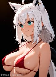 shirakami fubuki from hololive by deepwoof