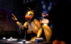 ambiguous_penetration asami_toadstool bent_over bent_over_table bib bib_only bonniexchica female femboy five_nights_at_freddy's five_nights_at_freddy's_2 fnaf2_location grabbing grabbing_hair hand_on_head male nude nude_female penetration runaboo_chica sex straight tagme toy_bonnie_(fnaf) toy_chica_(fnaf)