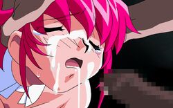 1boy 1girls 90s animated censored cum cum_on_face facial fellatio forced forced_oral game_cg hair oral pink_hair raika_grace rape sex sogna tears viper_(series) viper_f40