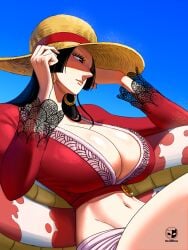 boa hancock from one piece by borudbrian