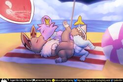 angel the eevee from nintendo by rymherdier