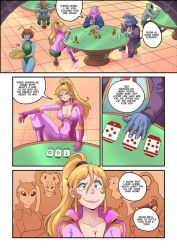 astra_(galaxy_of_scum) comic comic_page english_text female galaxy_of_scum human_female kablam_studios lost_bet speech_bubble