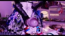 animated animation aztra cute dick dickgirl futa_on_female futanari giantess huge_cock kinky lewdtuber licking_penis nsfw sexy size_difference sound tagme tongue video vrchat vtuber