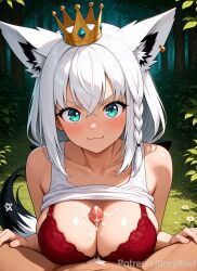 shirakami fubuki from hololive by deepwoof