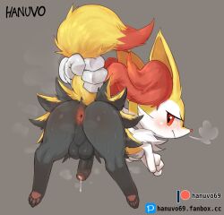braixen from nintendo by hanuvo