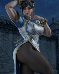 1girls ai_generated big_ass big_breasts big_thighs breasts capcom chun-li chun-li_(street_fighter_6) curvaceous curvy curvy_figure female hips huge_ass huge_breasts huge_thighs large_ass large_breasts large_thighs light-skinned_female light_skin mature mature_female realistic renderiox slim_waist street_fighter street_fighter_6 thick thick_hips thick_legs thick_thighs thighs voluptuous waist wide_hips wide_thighs