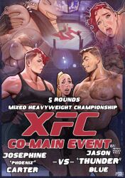 1boy 1boy1girl 1girls arena big_ass big_breasts big_thighs breasts bust busty chest curvaceous curvy curvy_figure digital_media_(artwork) female fighting_ring hips hourglass_figure huge_ass huge_breasts huge_thighs jason_blue jason_thunder_blue josephine_carter josephine_phoenix_carter large_ass large_breasts large_thighs legs light-skinned_female light_skin magicmoonsarts male male/female mature mature_female mature_male sex sex_fight slim_waist straight thick thick_hips thick_legs thick_thighs thighs voluptuous waist wide_hips wide_thighs xfc