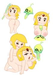 2025 5_fingers absurd_res all_fours ambiguous_penetration anus areola ass balls big_breasts big_butt blonde_eyebrows blonde_hair blush blush_stickers breast_play breasts butt_grab chibi digital_media_(artwork) doggy_style domnirch echoes_of_wisdom erection eyebrows eyelashes fairy female female_humanoid female_penetrated fingers from_behind_position genitals glans glistening glistening_areola glistening_breasts glistening_butt glistening_genitalia glistening_legs glistening_penis glistening_shoulders glistening_thighs green_balls green_body green_penis group hair half-closed_eyes hand_on_butt hi_res holding_object holding_penis holding_staff humanoid humanoid_genitalia humanoid_on_humanoid humanoid_penetrated humanoid_penetrating humanoid_penetrating_humanoid humanoid_pointy_ears humanoid_vulva hylian innie_vulva link long_hair looking_at_another looking_back looking_back_at_another looking_pleasured male male/female male_humanoid male_on_humanoid male_penetrating male_penetrating_female multiple_scenes narrowed_eyes nintendo nipples not_furry nude nude_female nude_humanoid nude_male one_eye_closed one_eye_half-closed penetration penile penile_penetration penis penis_between_breasts pink_areola pink_blush pink_nipples pointy_ears princess_zelda raised_eyebrow sex simple_background smile staff tan_anus tan_body tan_breasts tan_butt tan_ears tan_skin tan_vulva the_legend_of_zelda titjob tri_(tloz) trio vulva waddling_head white_background yellow_glans
