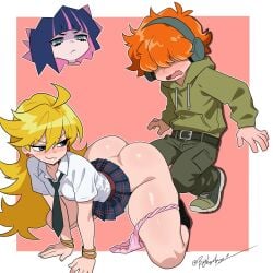 briefers rock from panty & stocking with garterbelt by bighugelarge1