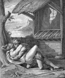 oenone from greek mythology by agostino carracci