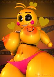 toy chica (fnaf) from five nights at freddy's by asami toadstool