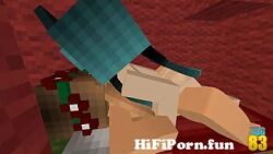 2girls 3d ass bedwars flower_in_hair lesbian_sex light_brown_hair mine-imator minecraft small_breasts tag83 tanned_female teal_hair tribadism vagina_on_vagina white_skinned_female yuri