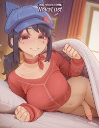 1futa 2025 ai_generated artist_name balls bed bed_sheet black_eyes blush choker cock collarbone cool_mita_(miside) cum cum_on_self dick ejaculation english_text erection foreskin futanari hi_res high_quality high_resolution highres intersex long_hair long_sleeves lying miside mita_(miside) navel novalust on_bed otoko_no_ko patreon patreon_username penis sheet_grab smile stable_diffusion testicles tight_foreskin uncensored uncircumcised veiny_penis watermark