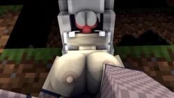 animated cum_in_mouth cum_in_pussy cum_inside gangbang human_on_feral khangbaka mating_press minecraft sex_from_behind skeleton sound tagme video wolf