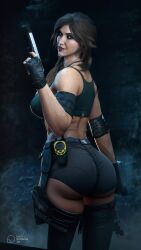 big_ass huge_ass lara_croft lara_croft_(survivor) tight_clothing tight_pants tomb_raider wallpaper