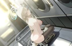 animated ass asuna_(blue_archive) asuna_(bunny)_(blue_archive) big_breasts blue_archive blue_eyes bunny_ears gloves halo heels large_breasts live2d long_hair nude_filter ribbon tagme third-party_edit video video_games