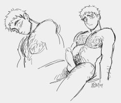 hairy_male katsuya_serizawa mob_psycho_100 solo_male tagme