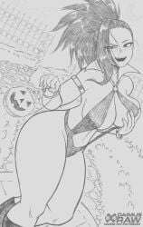 ass big big_breasts boku_no_hero_academia daimusraw halloween momo_yaoyorozu my_hero_academia