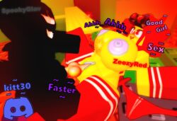 1girl1boy 3d big_breasts breasts furry furry_male knot pumpkin pussy rape red_eyes red_hair roblox robloxian sex tagme yellow_body yellow_skin zeezy zeezyred zeezyred_(roblox)