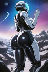 ai_generated big_ass big_breasts bubble_butt covered_nipples puffy_nipples round_ass space spacesuit thick_ass thick_thighs