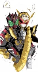 2boys armor armored_male arms_around_partner clock clock_hands from_behind gay gold_armor golden_armor green_eyes handjob handjob_from_behind head_on_shoulder head_over_shoulder helmet imminent_handjob implied_handjob kamen_rider kamen_rider_decade kamen_rider_decade_(series) kamen_rider_zi-o kamen_rider_zi-o_(series) king looking_down magenta_armor male male/male male_focus male_only mask masked masked_male motion_lines musical_note musical_symbol no_visible_genitalia sash shock sketch speech_bubble sweat sweatdrop sweating top_half touching tremble_lines tremble_spikes trembling watch yaoi