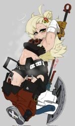 1girls alternate_version_available breasts color colored edit edited female female_focus female_only gonzalo_costa klebo_stuff light-skinned_female light_skin looking_at_viewer piper_wheel shortstack small_breasts solo steaming_body sweat sweatdrop thick_ass thick_legs thick_thighs thighs wide_hips wide_thighs zenless_zone_zero