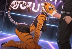 master tigress from kung fu panda by liwih