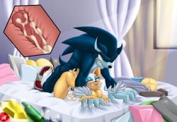 1boy 1girls 2023 2d anthro bat bat_girl bed bedroom big_ass big_breasts black_nose blue_eyeshadow blush bottle commission commission_art cum cum_in_pussy cum_version doggy_style eins_to_erin eulipotyphlan eyelashes eyeshadow fangs female gems gemstone green_bottle green_eyes hedgehog hedgehog_boy internal_view interspecies knot knotting large_breasts looking_pleasured male male/female mobian_(species) mobian_bat mobian_hedgehog mobian_werehog naked navy_fur nude penetration pink_lips pink_lipstick pink_nails rouge_the_bat sega sex size_difference sky_blue_fur smaller_female sonic_(series) sonic_the_hedgehog sonic_the_hedgehog_(series) sonic_the_werehog sonic_unleashed sweating tail tan-skinned_female thick_thighs turquoise_eyes vaginal_penetration werewolf window x-ray xray_view