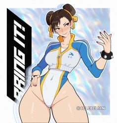 chun-li from street fighter by celebelian