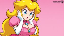 princess peach from mario (series) by aegis elysium