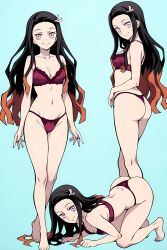 nezuko kamado from demon slayer by teksavart2
