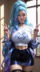 k/da all out seraphine from k/da (league of legends) by trinity vermilion