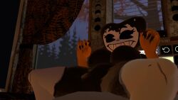 1girls 3d 3d_model airplane_ears bendy bendy_and_the_dark_revival bendy_and_the_ink_machine bendy_fem bendy_the_dancing_demon black_body boobs_out breasts breasts_out cally3d cryptiacurves darling_(cally3d) ears_back female female_focus female_only gloves gloves_and_boots_only high_heel_boots ink joey_drew_studios laying_back laying_on_back legs_apart legs_open lying_back lying_on_back nipples nipples_outside nipples_visible no_bra no_panties pussy pussy_line pussy_lips pussy_peek red_bowtie slouching solo solo_female solo_focus south_shaed_(dreams_come_true_studio) surprised surprised_expression tits_out vr vr_media vrc vrchat vrchat_avatar vrchat_media vrchat_model white_boots wide_eyed yellow_gloves