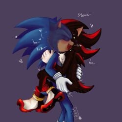 shadow_the_hedgehog sonadow sonic_the_hedgehog tagme