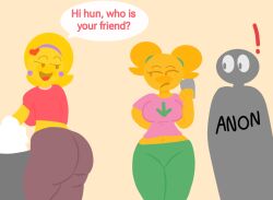 big_ass big_breasts emoji_(race) emoji_bitch emoji_milf emojifam_(sssir8) fanart milf mother_and_daughter mother_in_law nismanxd sssir8