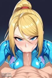 ai_generated blowjob deepthroat eye_contact fellatio huge_cock male/female no_sound oral oral_sex penis pov pov_male samus_aran sucking sucking_penis tagme video