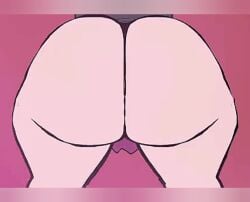 big_breasts blue_hair emberlynn_pinkle emberlynn_pinkle_(human_form) helluva_boss hoodie music pink_hair_female tagme thick_ass thick_legs thick_thighs twerk twerking video