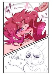 berry_pie_(artist) blowjob blowjob_gesture comic comic_page comic_panel gay gay_blowjob jojo's_bizarre_adventure noriaki_kakyoin submissive submissive_male