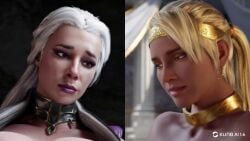 ai_generated animated mortal_kombat_11 sindel sindel_(mk11) sonya_blade tagme video