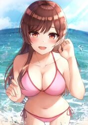 1girls bare_armpits bare_arms bare_ass bare_back bare_belly bare_butt bare_chest bare_hands bare_hips bare_legs bare_midriff bare_navel bare_shoulders bare_skin bare_thighs beach belly belly_button bikini bikini_bottom bikini_only bikini_top blue_sky blush blush_face blushing_at_viewer blushing_female breasts brown_eyebrows brown_eyes brown_eyes_female brown_hair brown_hair_female cleavage clouds coast collarbone curvaceous curvaceous_body curvaceous_female curvaceous_figure curvaceous_hips curvaceous_teen curvy curvy_body curvy_female curvy_figure curvy_hips curvy_teen day daylight daytime elbows exposed_armpits exposed_arms exposed_ass exposed_back exposed_belly exposed_butt exposed_chest exposed_hips exposed_legs exposed_midriff exposed_navel exposed_shoulders exposed_skin exposed_thighs female female_focus female_only fingernails fingers groin hair_between_eyes half_naked half_nude halterneck high_resolution highres horizon hourglass_figure kanojo_okarishimasu large_breasts lean_figure long_hair looking_at_viewer midriff mizuhara_chizuru naked naked_female naked_woman narrow_waist navel nude nude_female nudity ocean open_mouth open_mouth_smile outdoor outdoor_nudity outdoors outside parted_lips sand sea seaside semi_nude shoulders side-tie_bikini sky slender_body slender_waist slim_waist smile smiley_face smiling smiling_at_viewer solo standing string_bikini swimsuit swimwear thigh_gap thighs tongue upper_body wide_hips yukiunag1