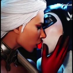 animated dc_comics edit harley_quinn harley_quinn_(classic) mortal_kombat_11 sindel sindel_(mk11) tagme video