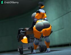 1girls 2024 3d big_ass big_breasts crabofgarry crystal delivery_girl deviantart garry's_mod half-life hev_suit human peak solo_female solo_focus suit wagon