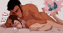 anal anal_sex arsene_lupin_iii ass bara gay gay_anal gay_sex lupin_iii male male/male male_only male_penetrated male_penetrating_male manly muscular_male nude penetration sex zenigata_kouichi
