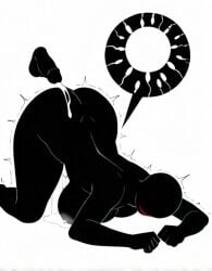 ai_generated ass_up bent_over big_breasts blush breast_press cum cum_in_pussy cum_inside cum_on_ass face_down_ass_up faceless faceless_character faceless_female female femsub impregnated impregnation lactating lactation ovum pictogram pictographics self_upload sperm sperm_cell sperm_meets_ovum tremble_spikes trembling