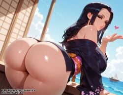 ai_assisted ai_generated anime anime_style anus ass ass_bigger_than_head ass_cleavage ass_expansion ass_focus ass_up asshole balls beach big_ass big_breasts big_thighs black_hair breasts breasts breasts_out bubble_butt bunilew cleavage curvaceous curvaceous_body curvaceous_female curvaceous_figure dumptruck_ass eyelashes eyeliner eyes eyeshadow fat_ass female female fit_female girl girly hentai high_resolution highres horny hourglass_figure huge_ass huge_boobs huge_breasts huge_butt huge_thighs kimono make-up manga mature milf mommy mommy_dom mommy_kink mother naughty_face nico_robin nipples one-piece_swimsuit one_piece patreon patreon_url patreon_username perfect_body purple sex shiny solo_focus uncensored vagina voluptuous voluptuous_female waifu waifu_diffusion