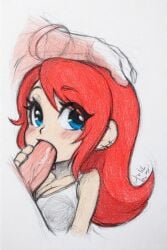 ai_generated blowjob chibi drawing flaky_(htf) forced_oral happy_tree_friends human