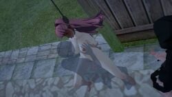 asphyxiation choke corpse death execution female female_death fire_emblem fire_emblem:_three_houses gallows hanging hangmannoose_(artist) hilda_valentine_goneril necrophilia noose snuff