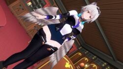 brown_wings feathered_wings front-to-back highres indie_virtual_youtuber kayamori_emma koikatsu koikatsu_(medium) koiking low_wings virtual_youtuber white_hair wings yellow_eyes